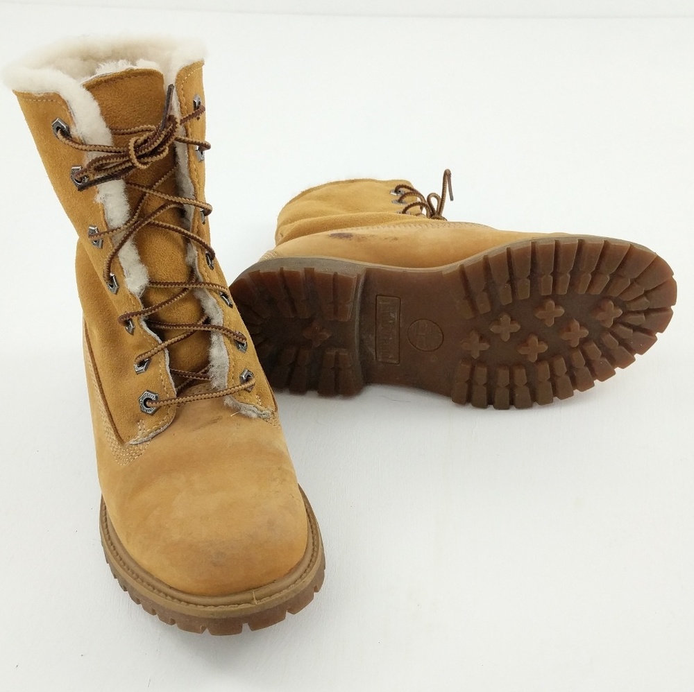 Timberland | Natural Authentic Shearling Fold Down
